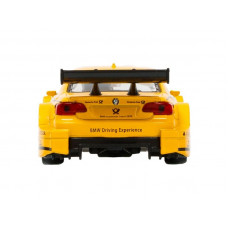 Машина "АВТОПАНОРАМА" BMW M3 DTM, желтый, 1/42, инерция, в/к 17,5*12,5*6,5 см