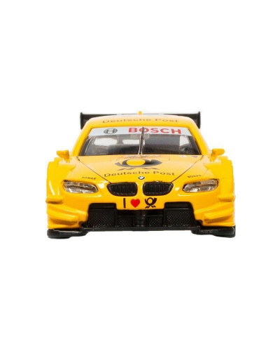 Машина "АВТОПАНОРАМА" BMW M3 DTM, желтый, 1/42, инерция, в/к 17,5*12,5*6,5 см