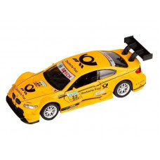 Машина "АВТОПАНОРАМА" BMW M3 DTM, желтый, 1/42, инерция, в/к 17,5*12,5*6,5 см