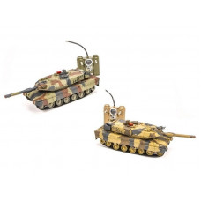 Р/У танковый бой Huan Qi Abrams и Abrams 1:24 2.4G (два танка, з/у, акк)