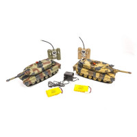 Р/У танковый бой Huan Qi Abrams и Abrams 1:24 2.4G (два танка, з/у, акк)