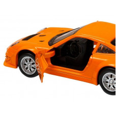 Машина "АВТОПАНОРАМА" Porsche 911 GT3 RSR, оранжевый, 1/39, инерция, в/к 17,5*12,5*6,5 см