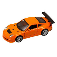 Машина "АВТОПАНОРАМА" Porsche 911 GT3 RSR, оранжевый, 1/39, инерция, в/к 17,5*12,5*6,5 см