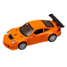 Машина "АВТОПАНОРАМА" Porsche 911 GT3 RSR, оранжевый, 1/39, инерция, в/к 17,5*12,5*6,5 см