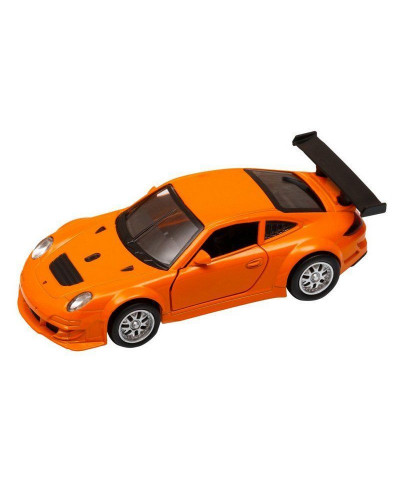 Машина "АВТОПАНОРАМА" Porsche 911 GT3 RSR, оранжевый, 1/39, инерция, в/к 17,5*12,5*6,5 см