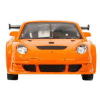 Машина "АВТОПАНОРАМА" Porsche 911 GT3 RSR, оранжевый, 1/39, инерция, в/к 17,5*12,5*6,5 см