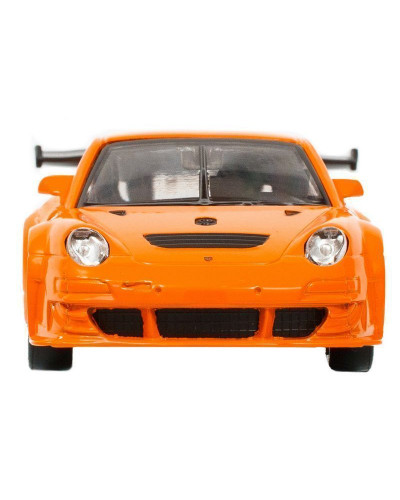 Машина "АВТОПАНОРАМА" Porsche 911 GT3 RSR, оранжевый, 1/39, инерция, в/к 17,5*12,5*6,5 см