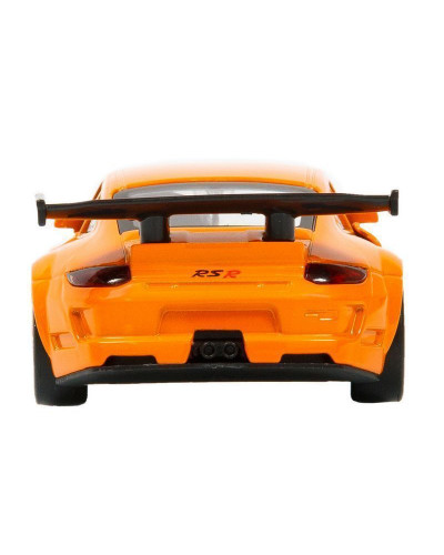 Машина "АВТОПАНОРАМА" Porsche 911 GT3 RSR, оранжевый, 1/39, инерция, в/к 17,5*12,5*6,5 см