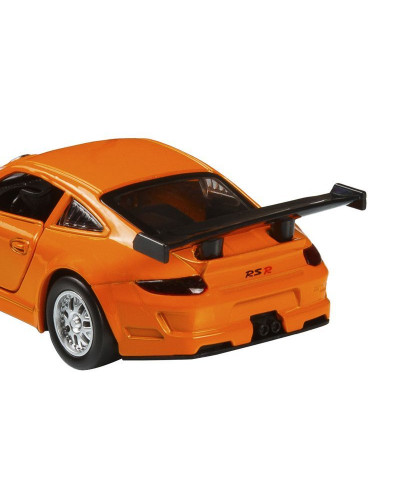Машина "АВТОПАНОРАМА" Porsche 911 GT3 RSR, оранжевый, 1/39, инерция, в/к 17,5*12,5*6,5 см