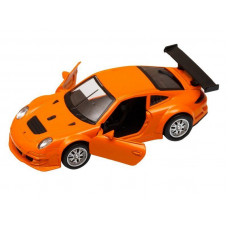 Машина "АВТОПАНОРАМА" Porsche 911 GT3 RSR, оранжевый, 1/39, инерция, в/к 17,5*12,5*6,5 см