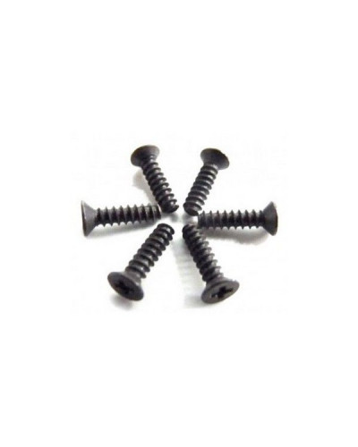 Винт с потайной головкой M2.6x10 под крестовую отвертку, 6шт.