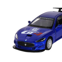 Машина "АВТОПАНОРАМА" Maserati Gran Turismo MC GT4, синий, 1/43, инерция, в/к 17,5*12,5*6,5 см