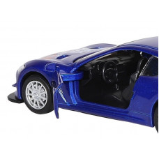 Машина "АВТОПАНОРАМА" Maserati Gran Turismo MC GT4, синий, 1/43, инерция, в/к 17,5*12,5*6,5 см