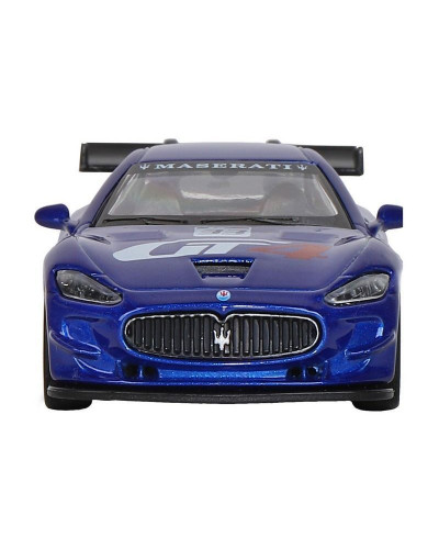Машина "АВТОПАНОРАМА" Maserati Gran Turismo MC GT4, синий, 1/43, инерция, в/к 17,5*12,5*6,5 см