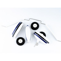 Шасси для самолета Top RC 500 Class Cessna 182 4СH (синий), комплект