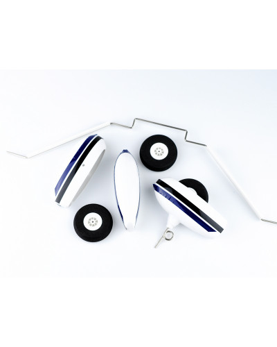 Шасси для самолета Top RC 500 Class Cessna 182 4СH (синий), комплект