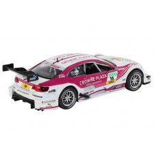 Машина "АВТОПАНОРАМА" BMW M3 DTM, белый-розовый, 1/32, свет, звук, инерция, в/к 17,5*13,5*9 см