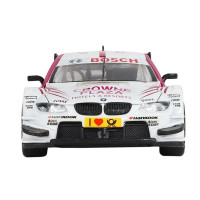 Машина "АВТОПАНОРАМА" BMW M3 DTM, белый-розовый, 1/32, свет, звук, инерция, в/к 17,5*13,5*9 см
