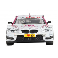 Машина "АВТОПАНОРАМА" BMW M3 DTM, белый-розовый, 1/32, свет, звук, инерция, в/к 17,5*13,5*9 см