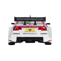 Машина "АВТОПАНОРАМА" BMW M3 DTM, белый-розовый, 1/32, свет, звук, инерция, в/к 17,5*13,5*9 см