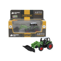 Машина "АВТОПАНОРАМА" ТРАКТОР, зеленый, инерция, в/к 20,5*7,5*9 см