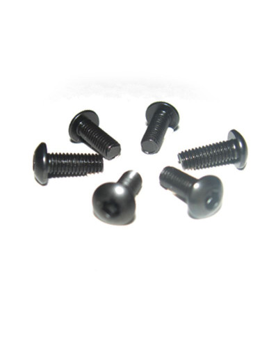 Винт с круглой головкой M3x8 под шестигранник, 6шт.