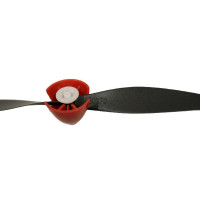 Пропеллер в сборе для самолета Volantex RC P-51D (держатель пропеллера, пропеллер, кок, крепеж)