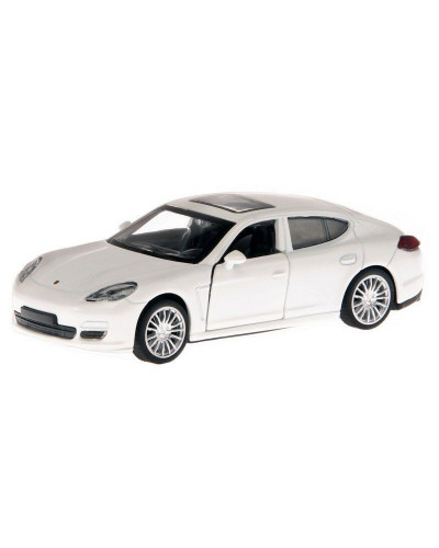 Машина "АВТОПАНОРАМА" Porsche Panamera S, белый, 1/43, инерция, в/к 17,5*12,5*6,5 см