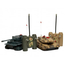 Р/У танковый бой Huan QI Leopard и Leopard 1:48, 2.4G (два танка, з/у, акк)