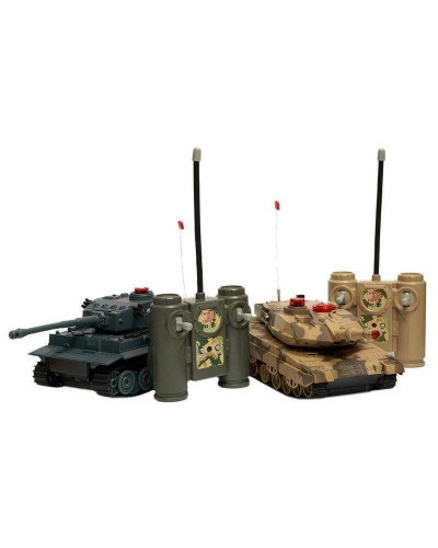 Р/У танковый бой Huan QI Leopard и Leopard 1:48, 2.4G (два танка, з/у, акк)